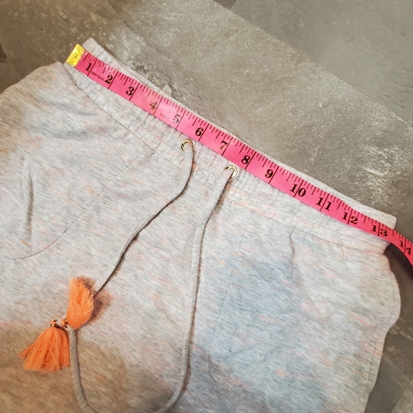 Lilly Pulitzer Zia mini skirt. Heathered grey space dyed, orange, pink. Size XS - Picture 11 of 12